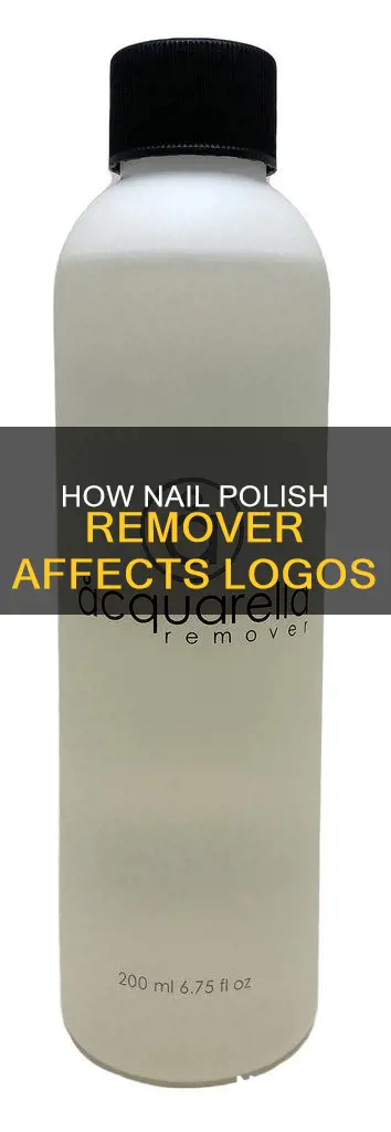 does nail polish remover make logos curl up