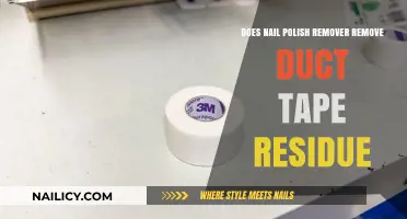How Nail Polish Remover Eliminates Duct Tape Residue