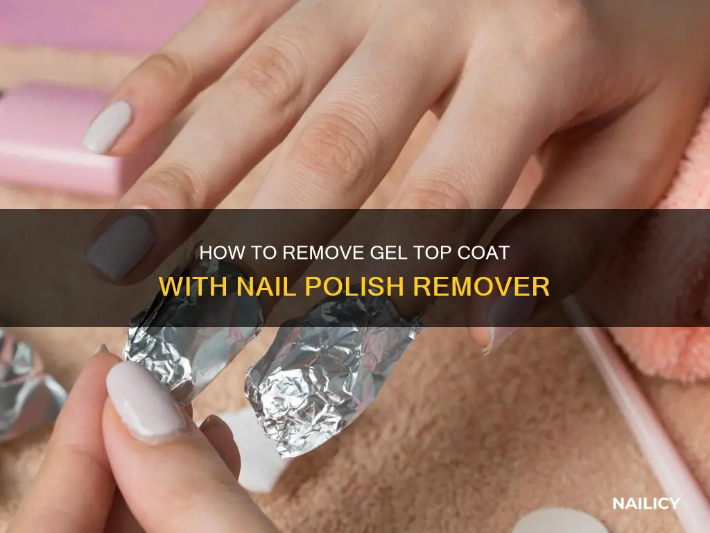 does nail polish remover remove gel top coat