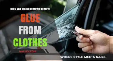 Nail Polish Remover: A Quick Fix for Glue on Clothes?