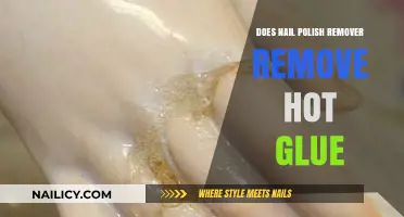 Nail Polish Remover: A Hot Glue Remedy?