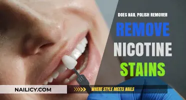 How to Remove Nicotine Stains with Nail Polish Remover