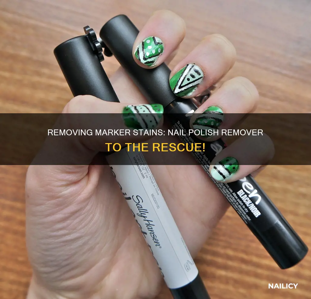 does nail polish remover remove perminent marker from wood paneling