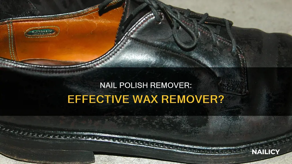 does nail polish remover remove wax