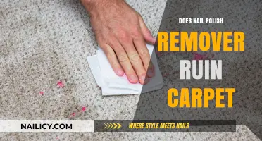 Nail Polish Remover: Carpet's Worst Enemy?