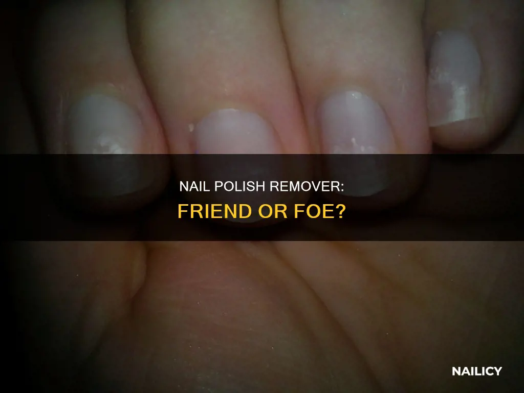 does nail polish remover ruin nails