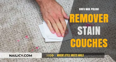 How to Remove Nail Polish Remover Stains from Couches