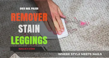 Nail Polish Remover: Legging Stain Culprit or Safe?