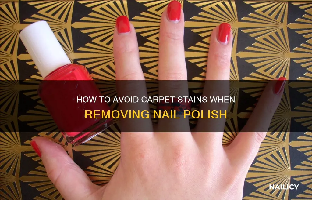 does nail polish remover stain rugs