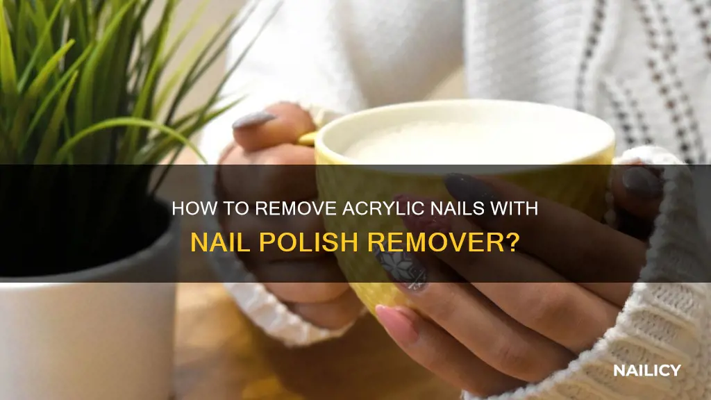 does nail polish remover take off acrylics