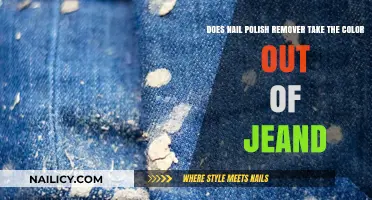 Nail Polish Remover: Jean Stain Remedy or Ruin?