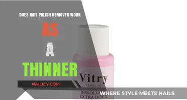 Nail Polish Remover: A Smart Thinner Substitute?