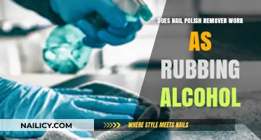Nail Polish Remover: A Rubbing Alcohol Alternative?