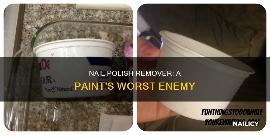 does nail polish remover work on paint