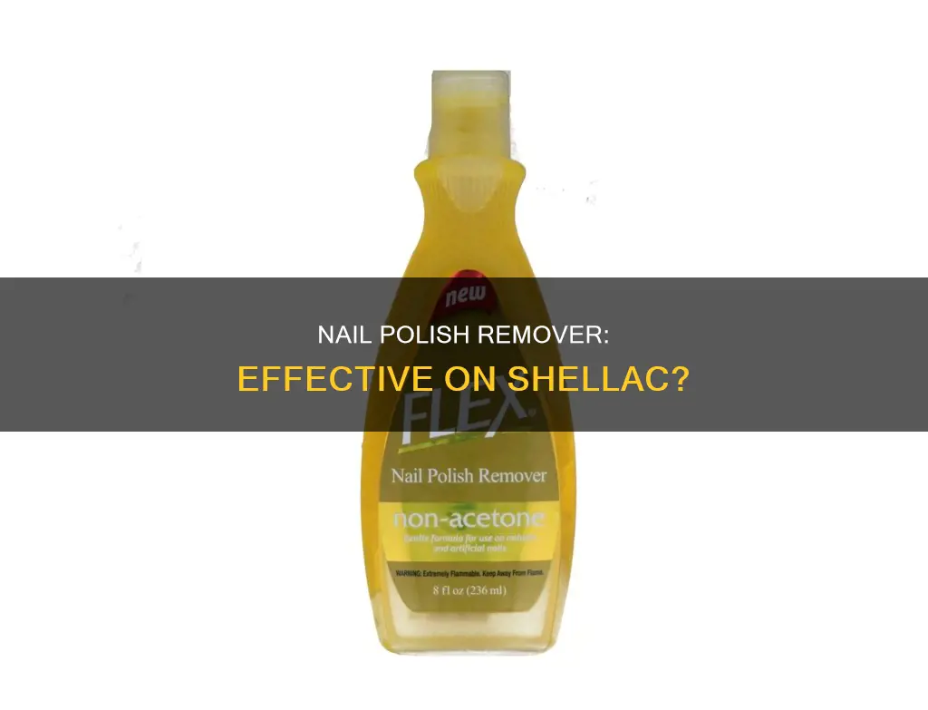 does nail polish remover work on shellac