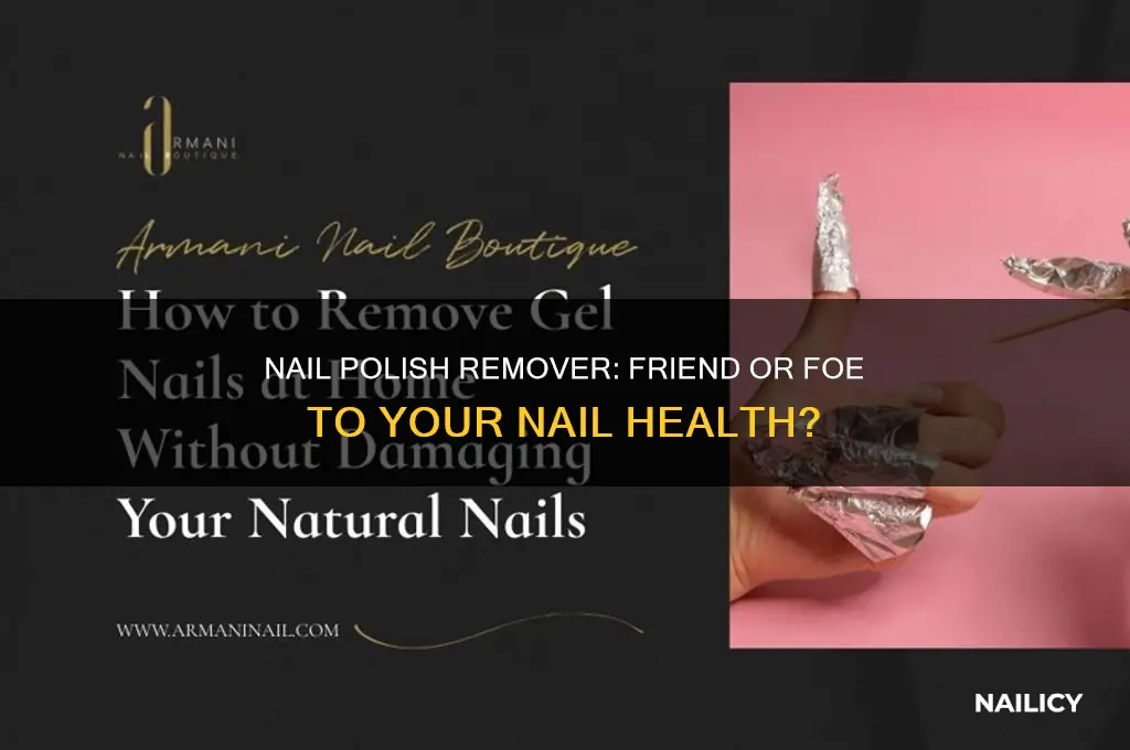 does nail polish remvoer damage nails