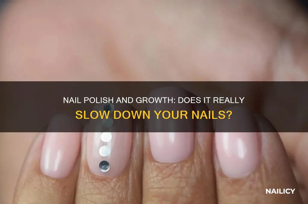 does nail polish slow the growth of nails hypothesis