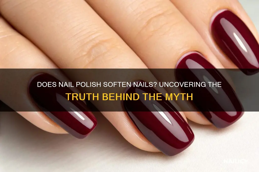does nail polish soften nails