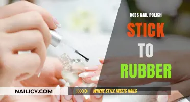 Does Nail Polish Stick to Rubber? A Comprehensive Guide