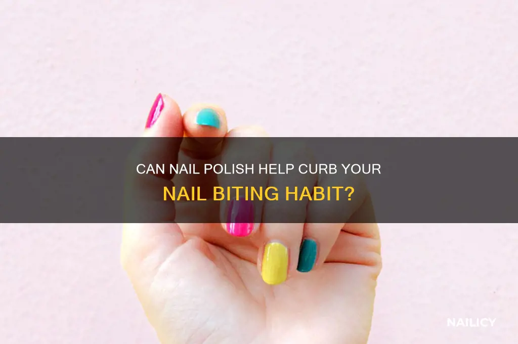 does nail polish stop nail biting