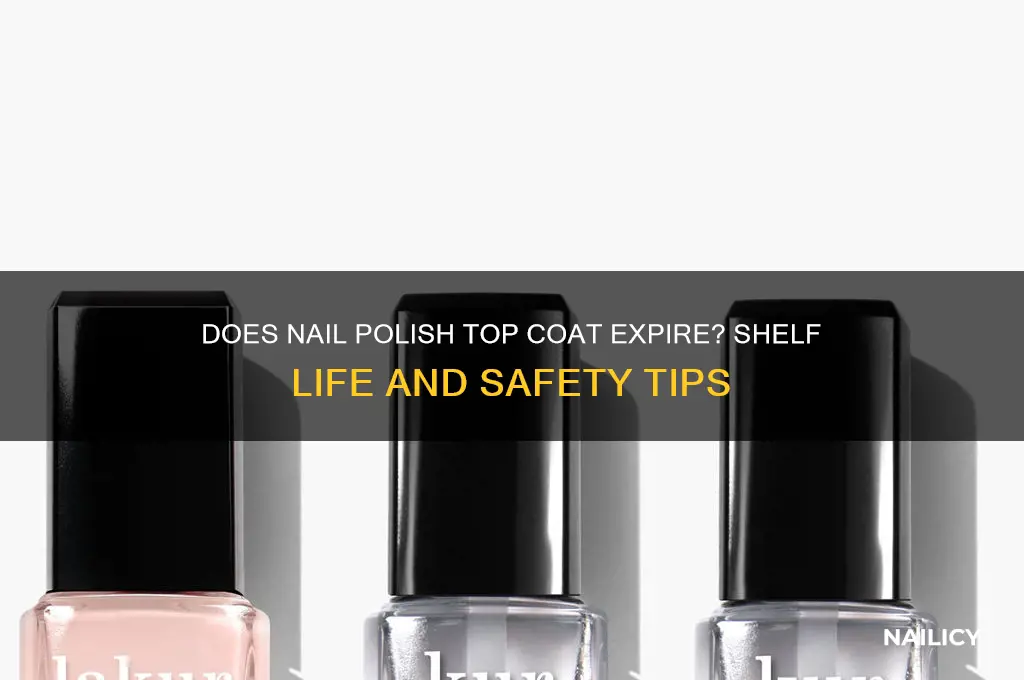 does nail polish top coat expire
