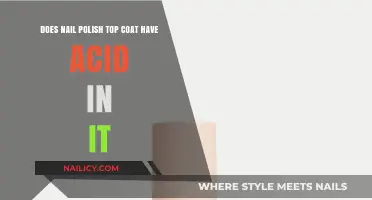 Does Nail Polish Top Coat Contain Acid? Unveiling the Truth