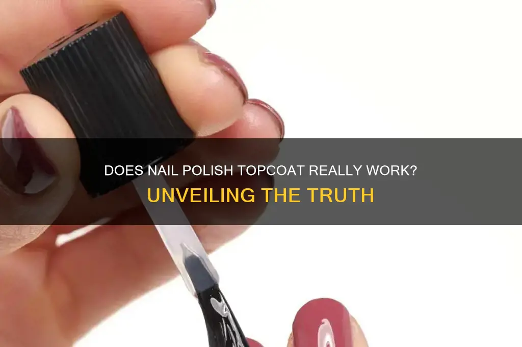 does nail polish topcoat really work