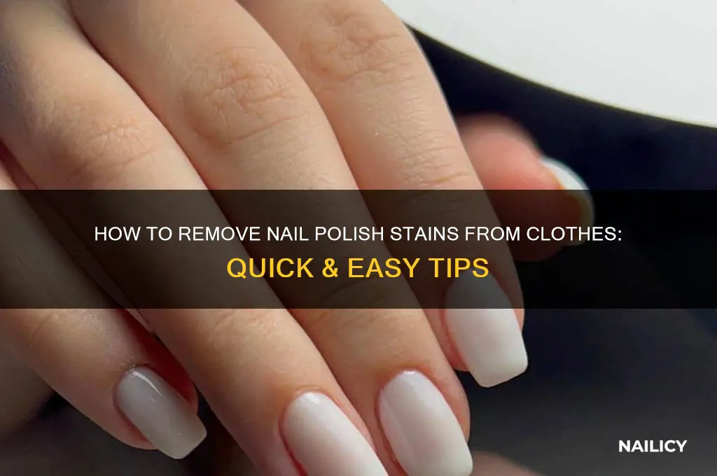 does nail polish wash off clothes