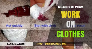 Nail Polish Remover: Stain Removal Solution for Clothes?