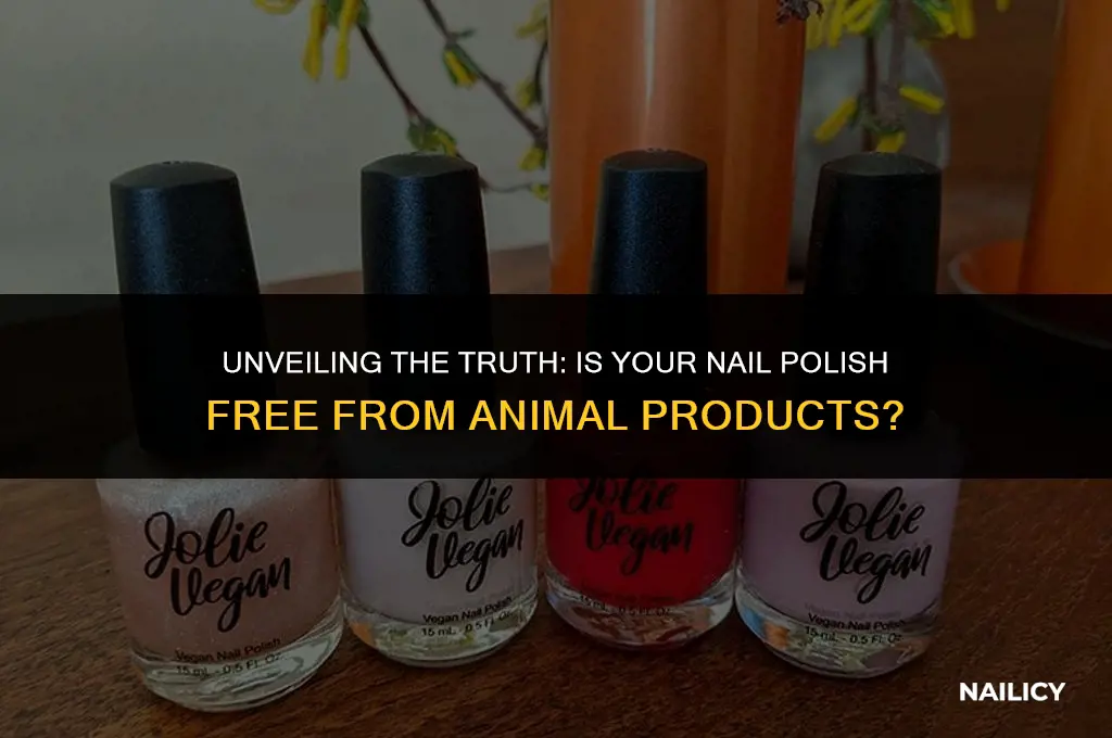 does nail pplish use animal prpducts