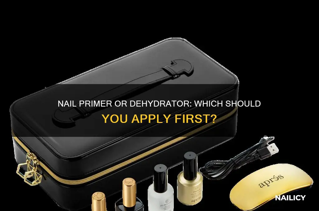 does nail primer or dehydrator go first