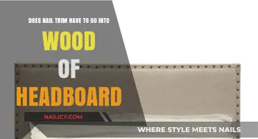 How Deep Should Nails Go in Headboards?