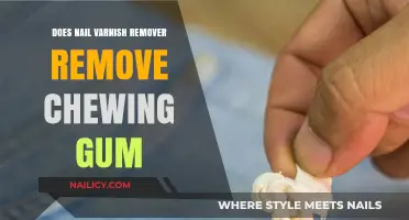 Removing Chewing Gum with Nail Varnish Remover: Does it Work?