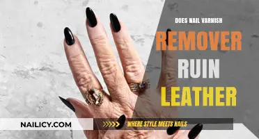 How Nail Varnish Remover Ruins Your Leather