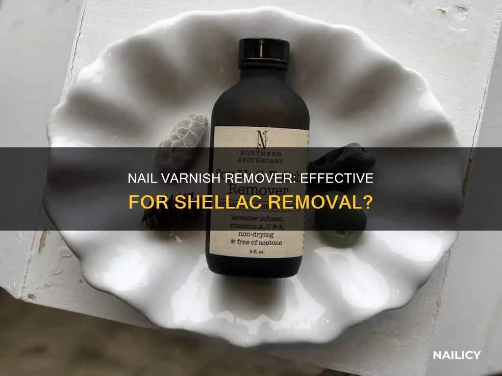 does nail varnish remover take off shellac