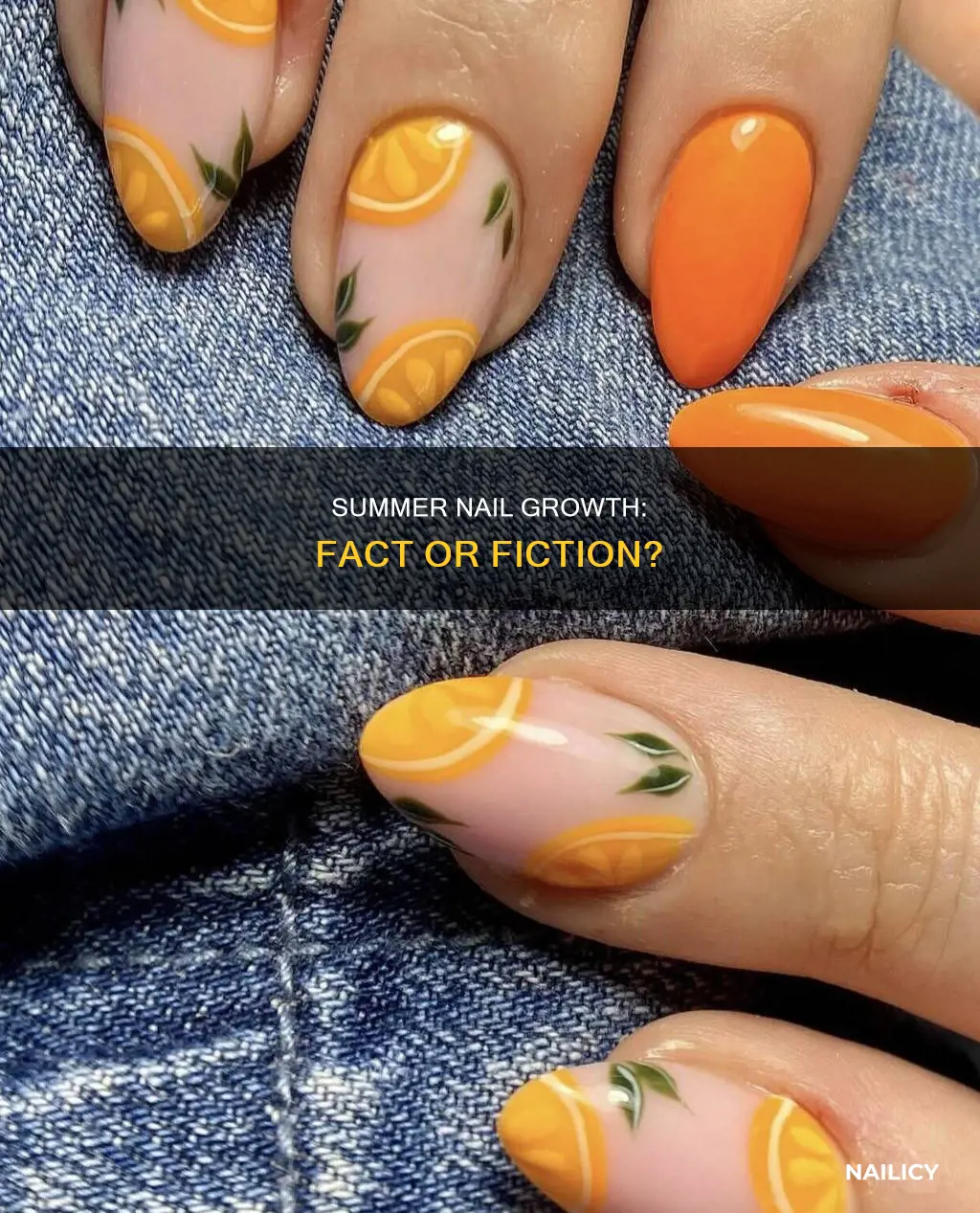 does nails grow faster in summer
