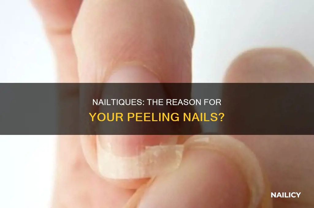 does nailtiques make nails peel