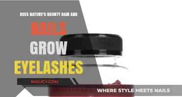 Eyelash Growth: Nature's Bounty Hair and Nails Formula
