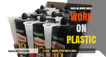 Does No More Nails Work on Plastic? A Comprehensive Guide