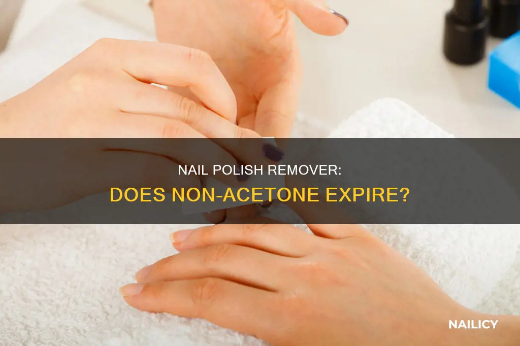 does non acetone nail polish remover expire