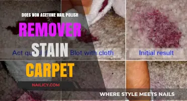 How to Remove Nail Polish Remover Stains from Carpet
