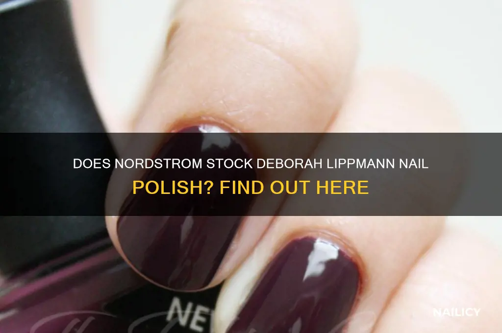 does nordstrom carry deborah lippmann nail polish