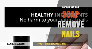Removing Nails: Oil and Dish Soap Solution