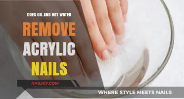 Hot Water and Oil: The Secret to Removing Acrylic Nails
