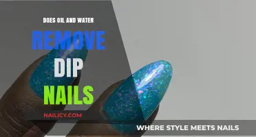 The Power of Oil and Water: Removing Dip Nails
