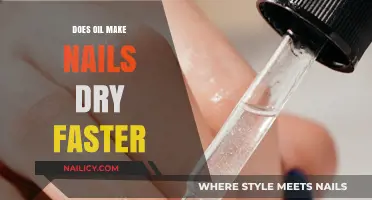 How Oil Dries Nails Faster