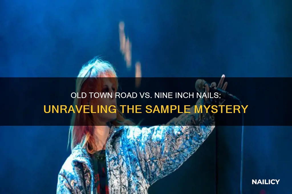 does old town road sampled nine inch nails