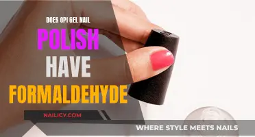 OPI Gel Nail Polish: Formaldehyde-Free Formula?