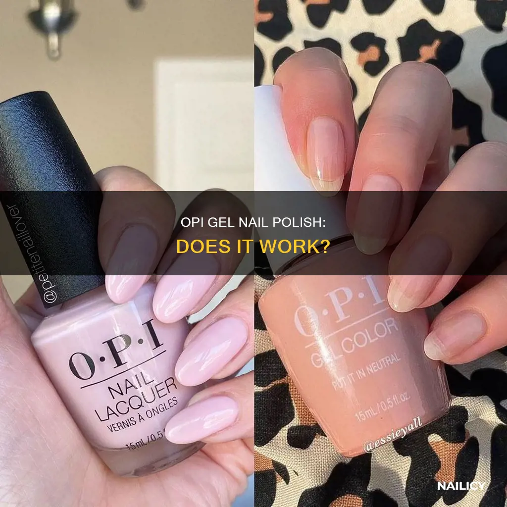 does opi gel nail polish work