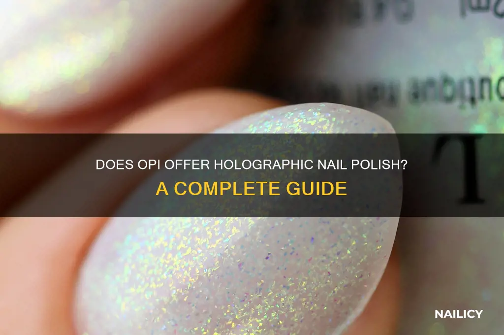 does opi have holo nail polish